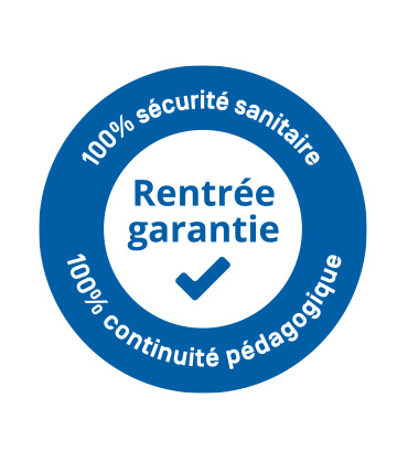 Rentrée garantie, 100% Sécurité sanitaire, 100% continuité pédagogique