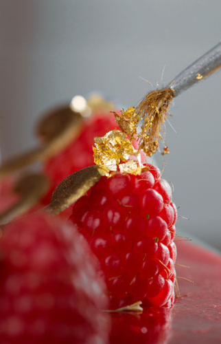 pâtisserie feuille d'or